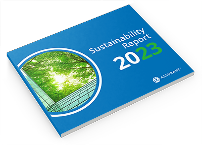 Sustainability Report Cover arrow
